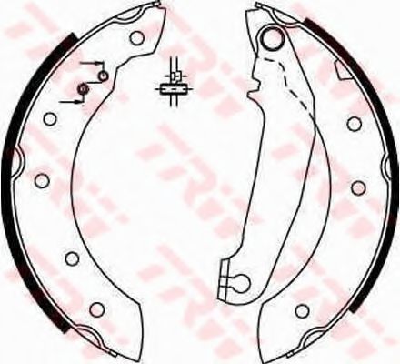 Тормозные колодки TRW GS6233
