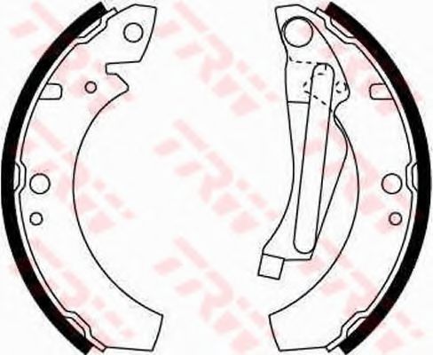 Тормозные колодки TRW GS8066