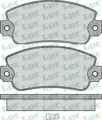 Тормозные колодки LPR 05P007