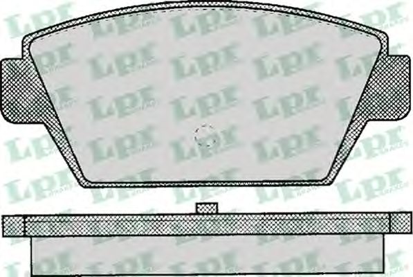 Тормозные колодки LPR 05P044