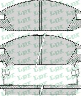 Тормозные колодки LPR 05P073