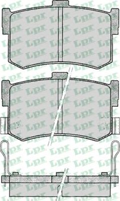 Тормозные колодки LPR 05P079