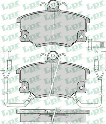 Тормозные колодки LPR 05P096