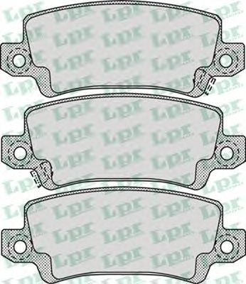Тормозные колодки LPR 05P1068