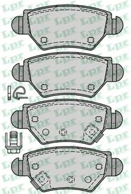 Тормозные колодки LPR 05P1227