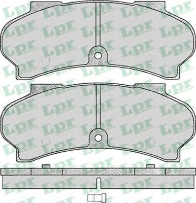 Тормозные колодки LPR 05P139