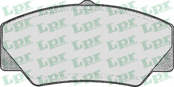 Тормозные колодки LPR 05P277