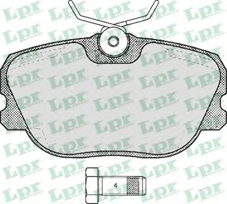 Гальмівні колодки LPR 05P303