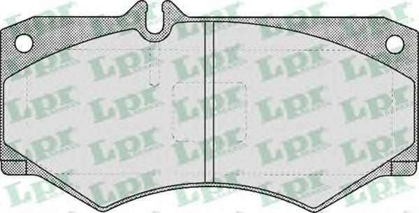 Тормозные колодки LPR 05P408