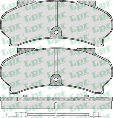 Тормозные колодки LPR 05P411