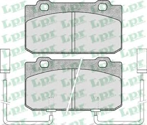 Тормозные колодки LPR 05P442