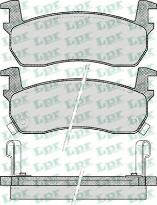 Тормозные колодки LPR 05P516