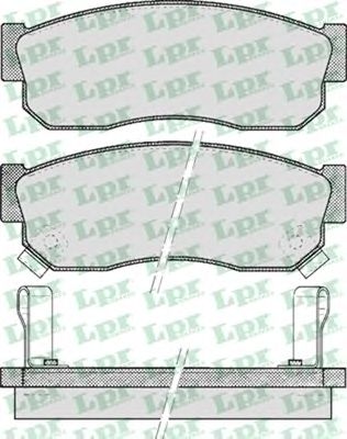 Тормозные колодки LPR 05P519