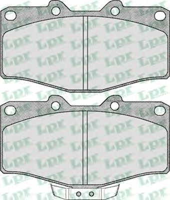 Тормозные колодки LPR 05P538