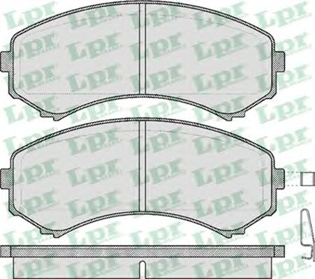Тормозные колодки LPR 05P569