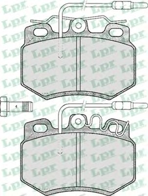 Тормозные колодки LPR 05P585