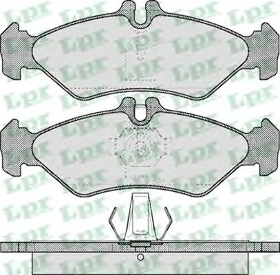 Тормозные колодки LPR 05P609