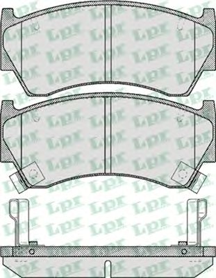 Тормозные колодки LPR 05P617