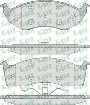 Тормозные колодки LPR 05P629