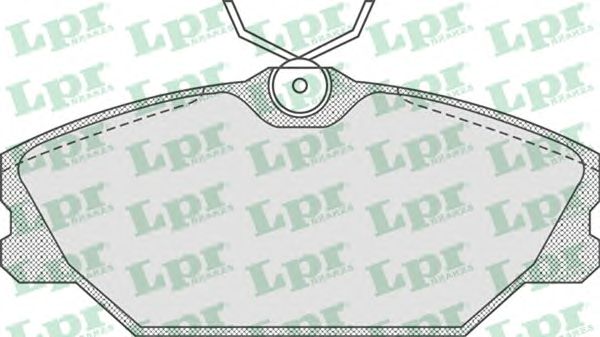 Тормозные колодки LPR 05P816
