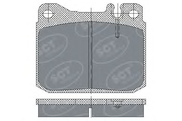 Тормозные колодки SCT SP 103