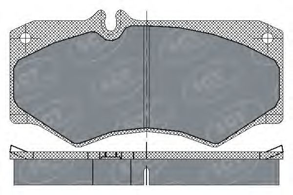 Тормозные колодки SCT SP 104