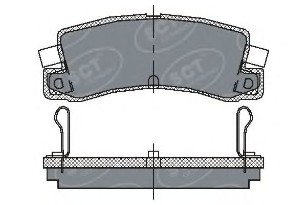 Тормозные колодки SCT SP 106