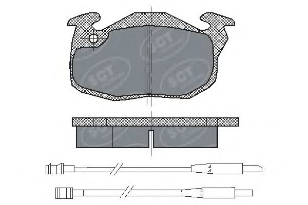 Тормозные колодки SCT SP 107