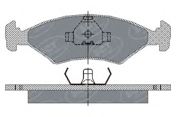 Тормозные колодки SCT SP 108