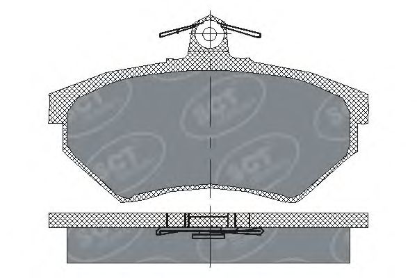 Тормозные колодки SCT SP 110