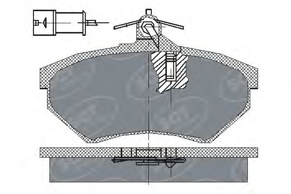 Тормозные колодки SCT SP 111