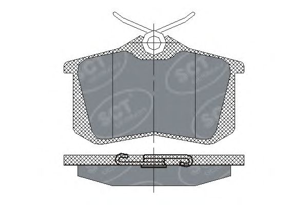 Тормозные колодки SCT SP 113