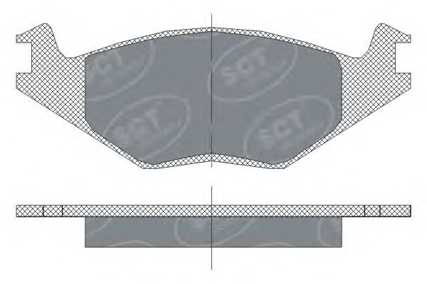 Тормозные колодки SCT SP 114