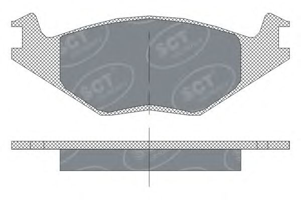 Тормозные колодки SCT SP 115