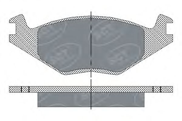 Тормозные колодки SCT SP 116