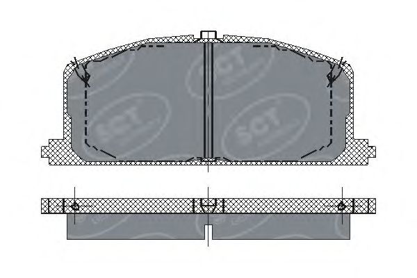 Тормозные колодки SCT SP 118