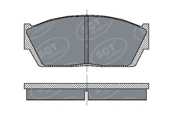 Тормозные колодки SCT SP 120
