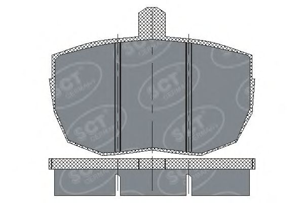 Тормозные колодки SCT SP 121