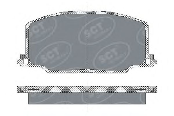 Тормозные колодки SCT SP 123