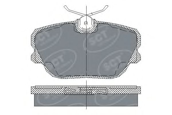 Тормозные колодки SCT SP 124
