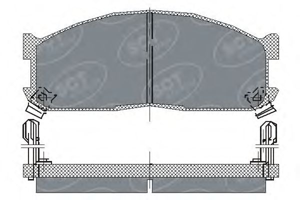 Тормозные колодки SCT SP 128