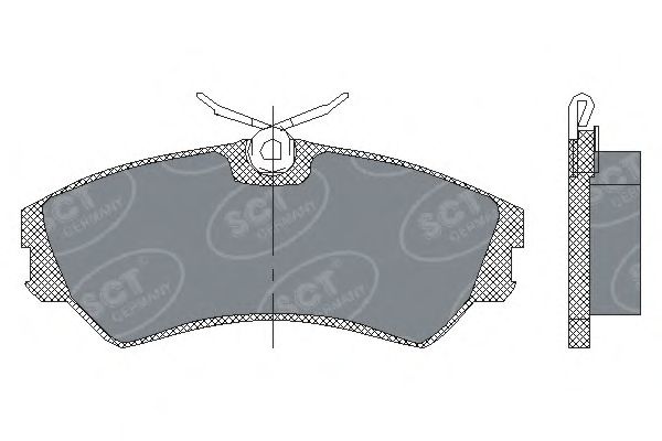 Тормозные колодки SCT SP 129