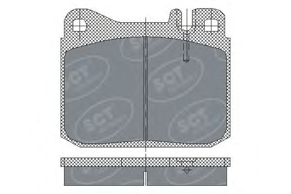 Тормозные колодки SCT SP 130