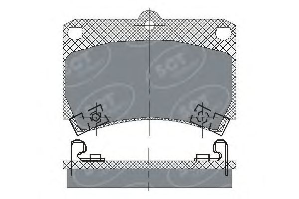 Тормозные колодки SCT SP 131