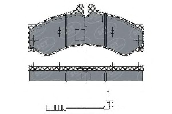 Тормозные колодки SCT SP 132