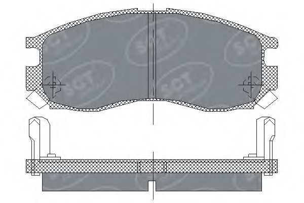 Тормозные колодки SCT SP 133