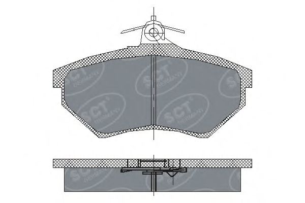 Тормозные колодки SCT SP 137