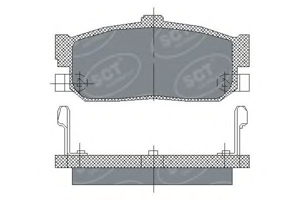 Тормозные колодки SCT SP 139