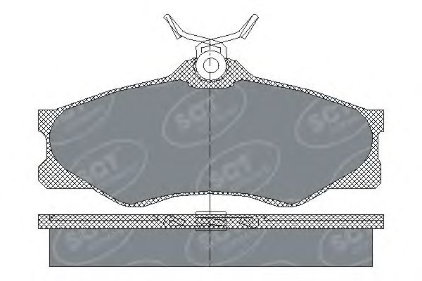 Тормозные колодки SCT SP 140