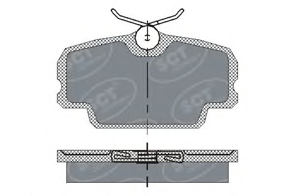 Тормозные колодки SCT SP 141
